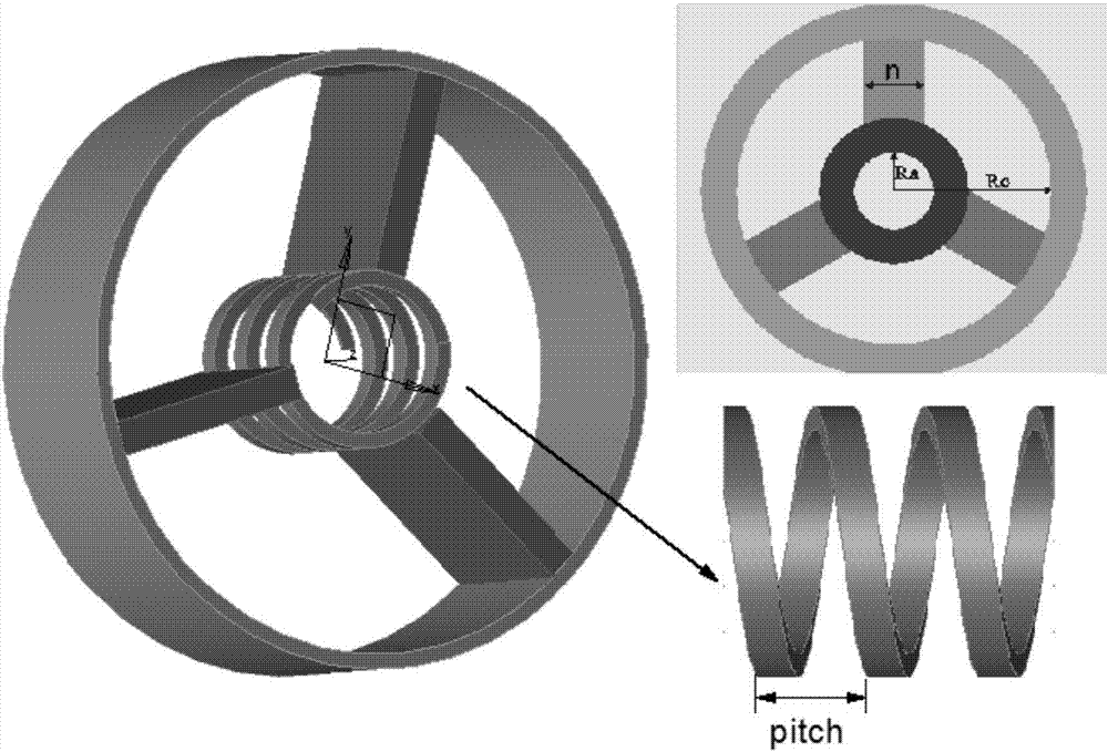 Clamping rod adjustment-based spatial traveling wave tube group time delay inhibition method