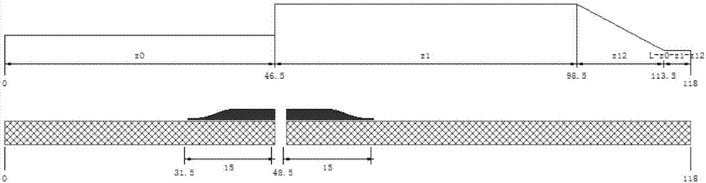 Clamping rod adjustment-based spatial traveling wave tube group time delay inhibition method