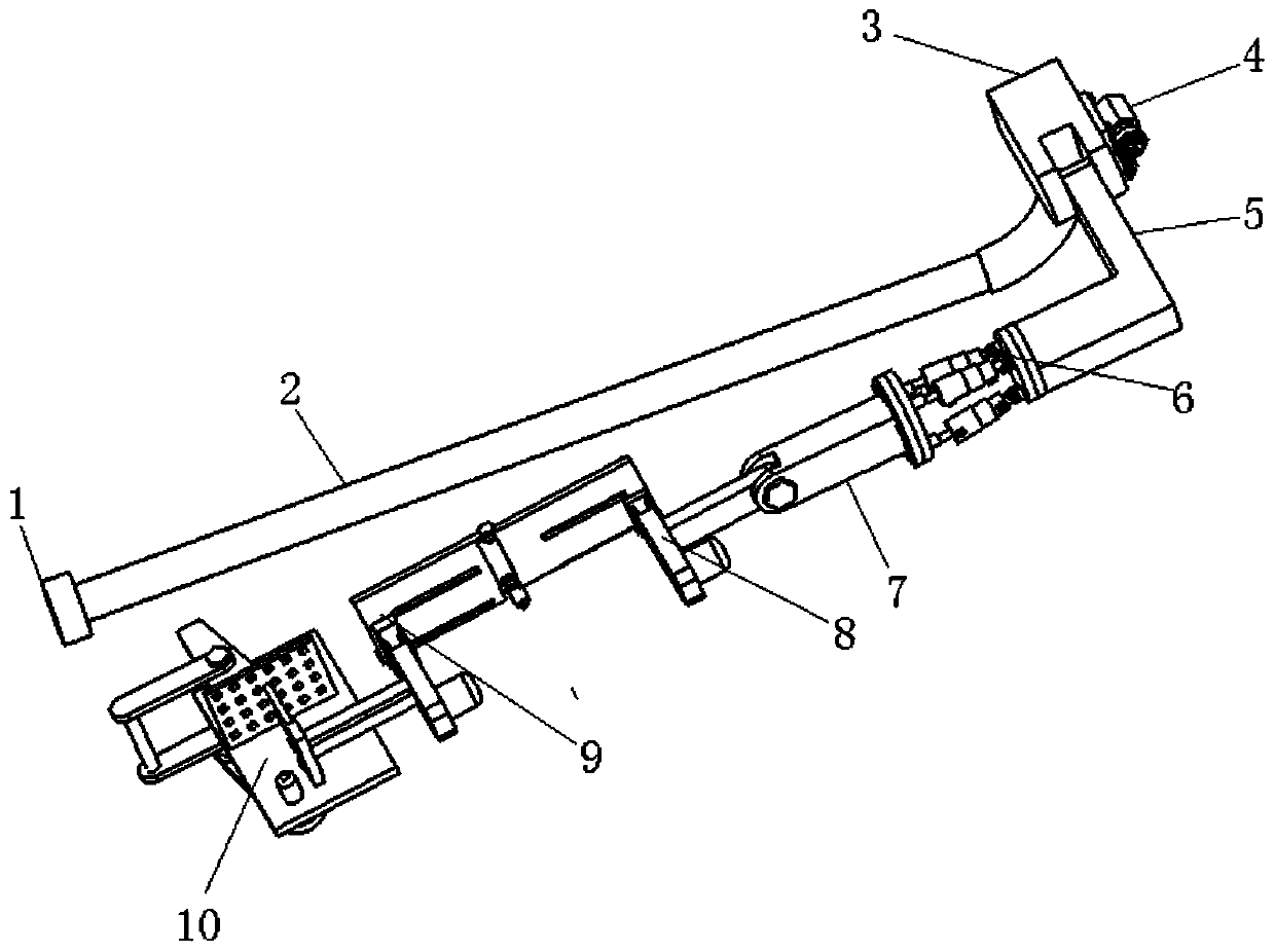 Upper limb rehabilitation mechanical arm capable of changing shoulder center