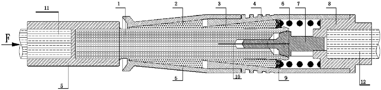 Self-locking mechanical connecting sleeve