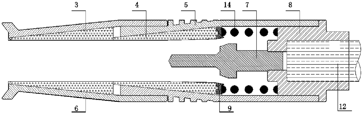 Self-locking mechanical connecting sleeve