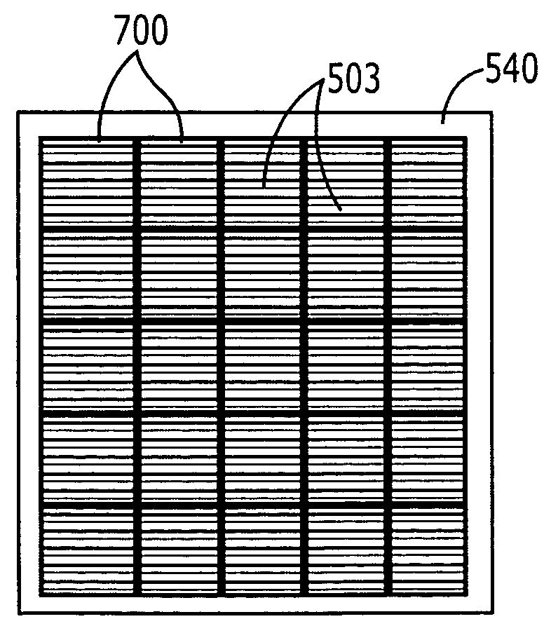 Light emitting diode arrays for direct backlighting of liquid crystal displays