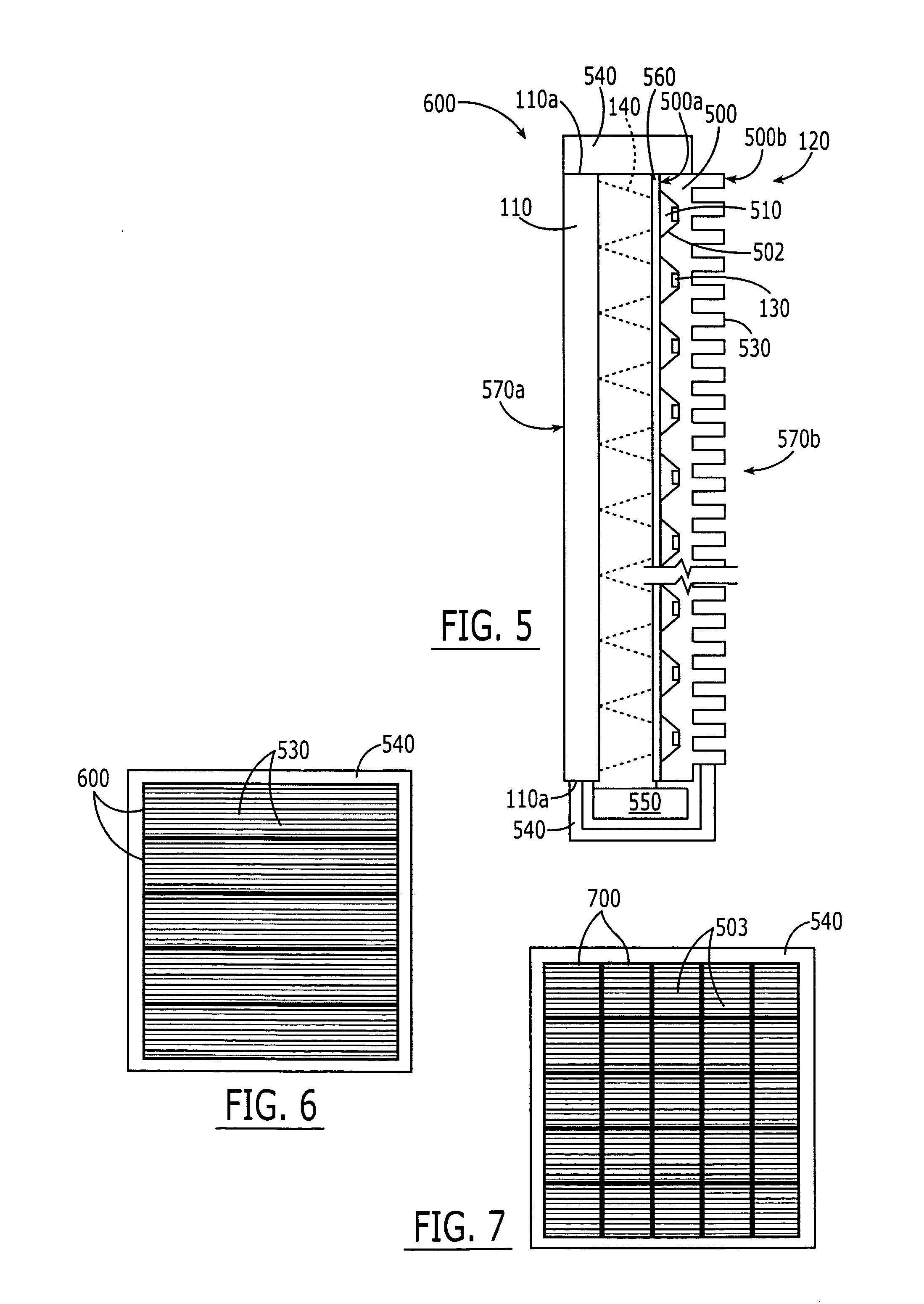 Light emitting diode arrays for direct backlighting of liquid crystal displays