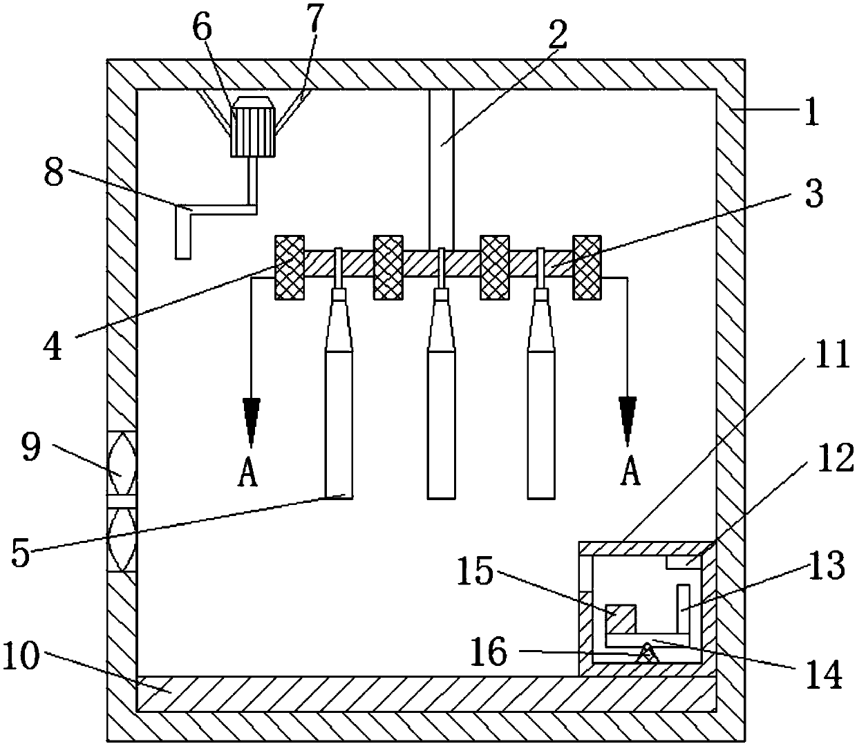 Automatic dehumidification wardrobe