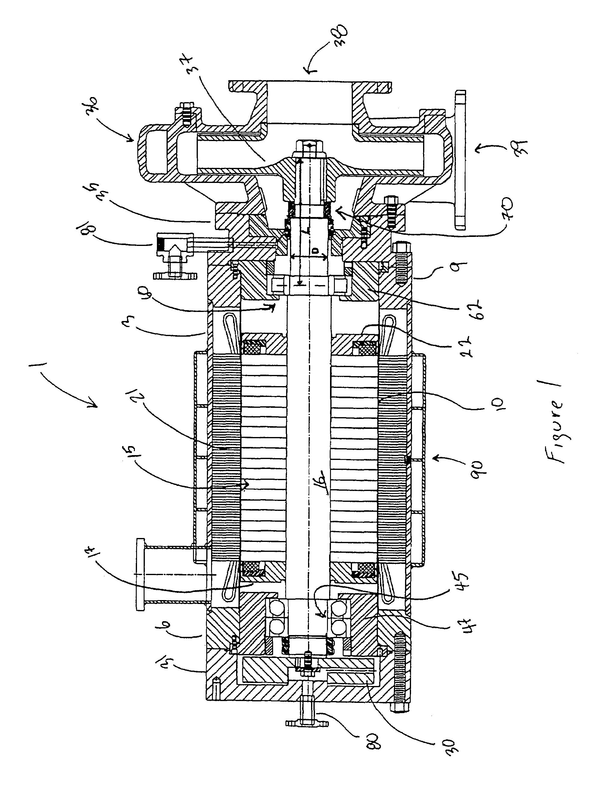 Low speed canned motor