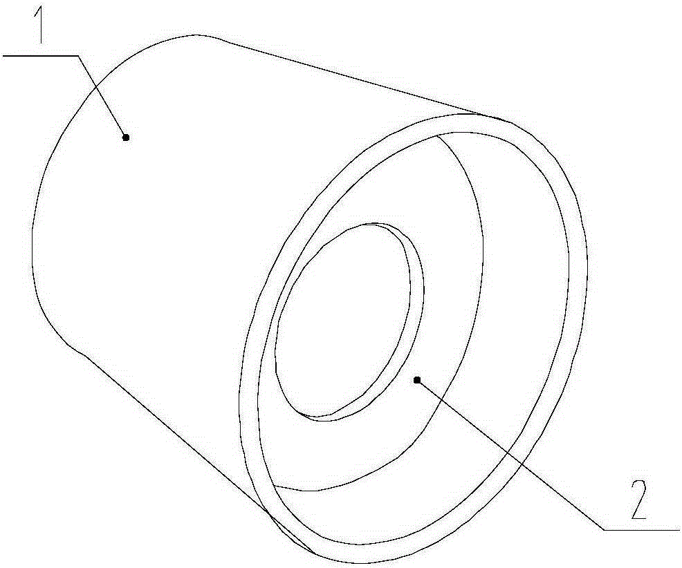 Compression resistance cap in dangerous chemical transport vehicle energy-absorbing device