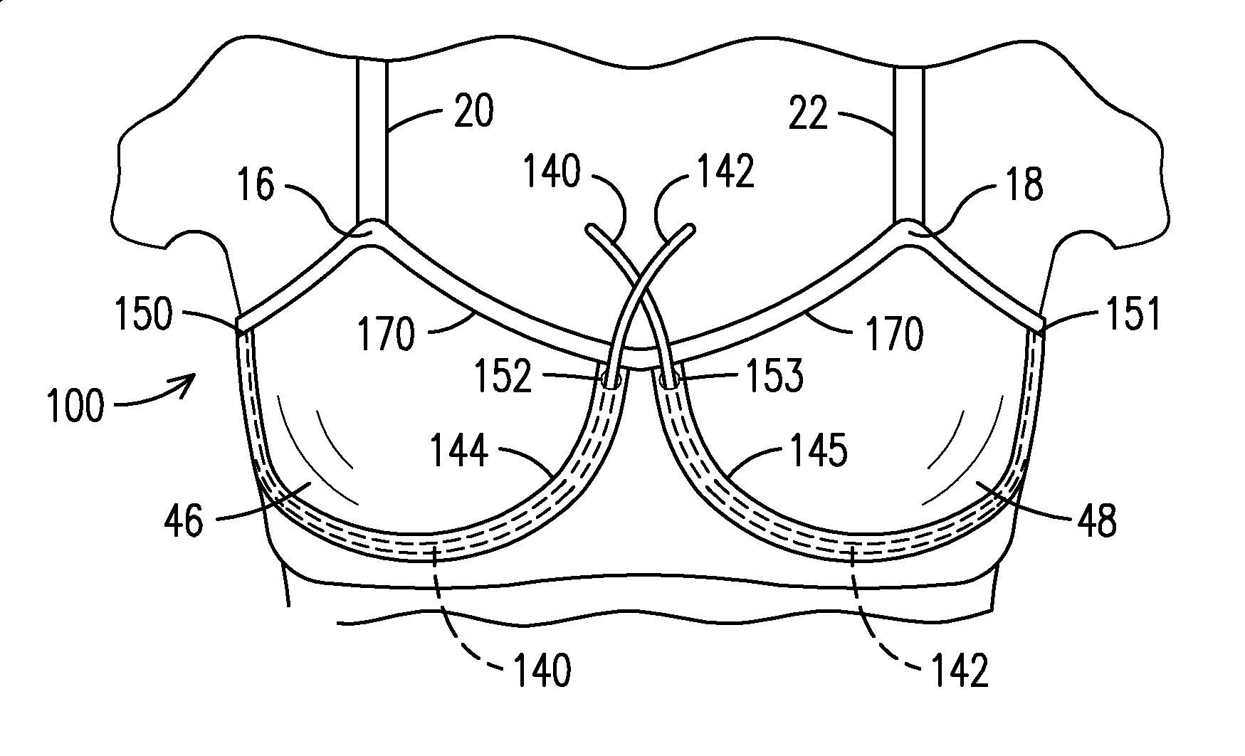 Breast shaping and lifting support garment