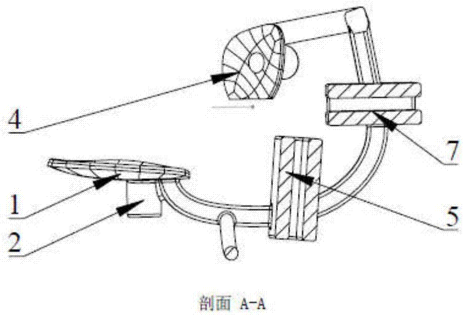 Distal femur customized osteotomy guide plate used for knee replacement surgery and implementation method