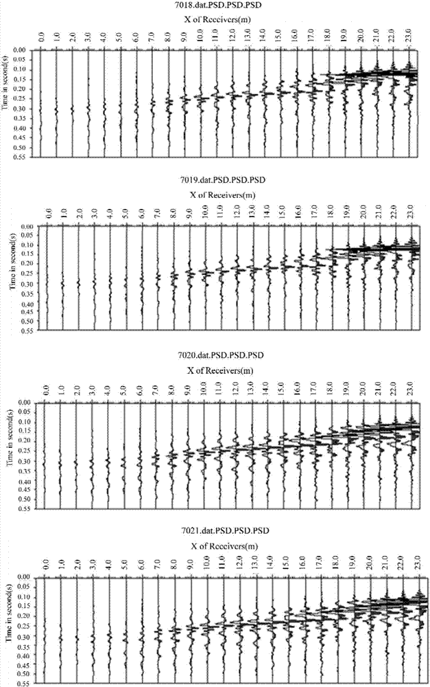 Spatial-compactness detection method for rock-fill concrete structure and spatial-compactness evaluation method for rock-fill concrete structure