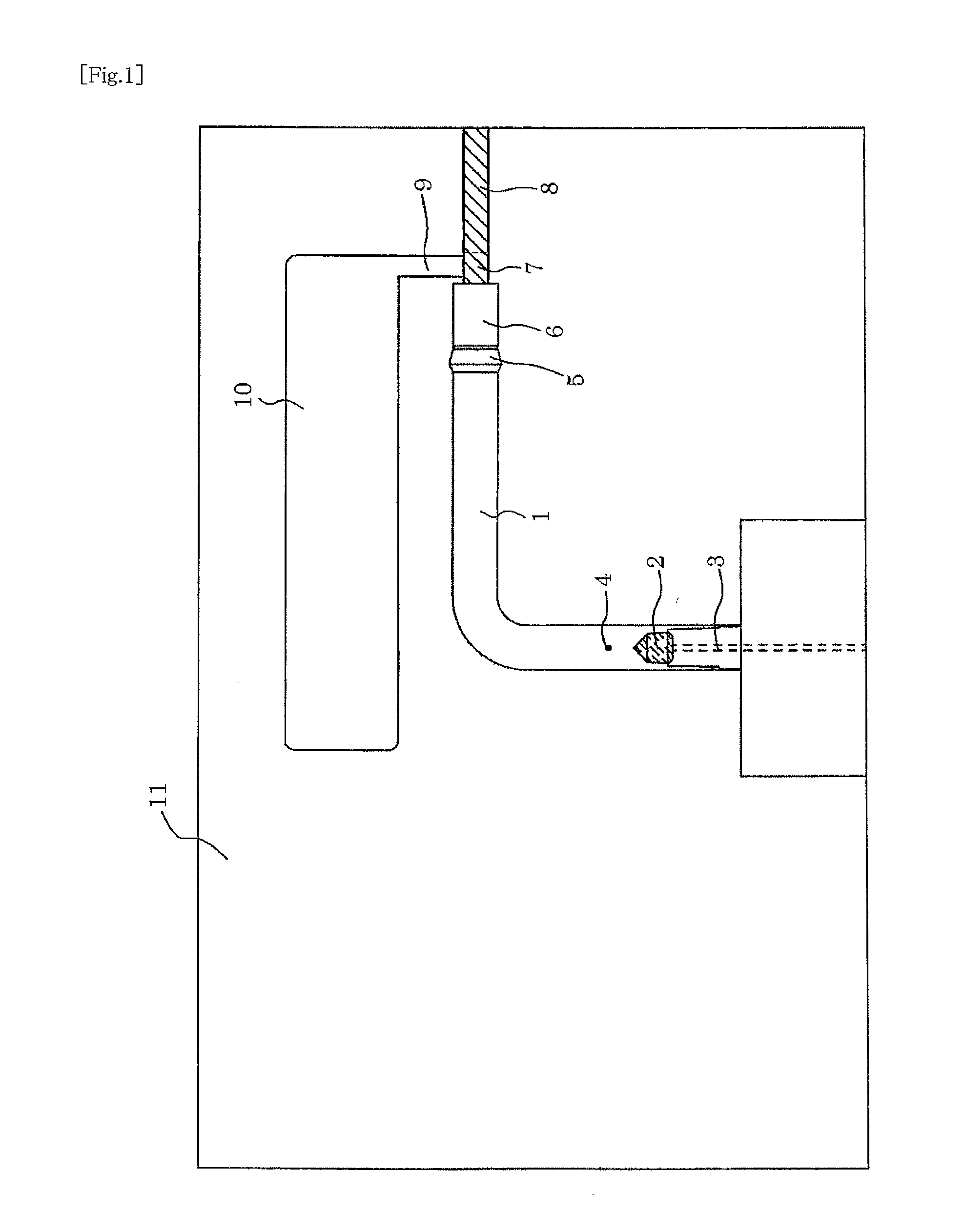 Hollow body molding device