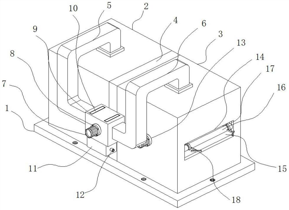 Rapid drying device for garment printing and dyeing