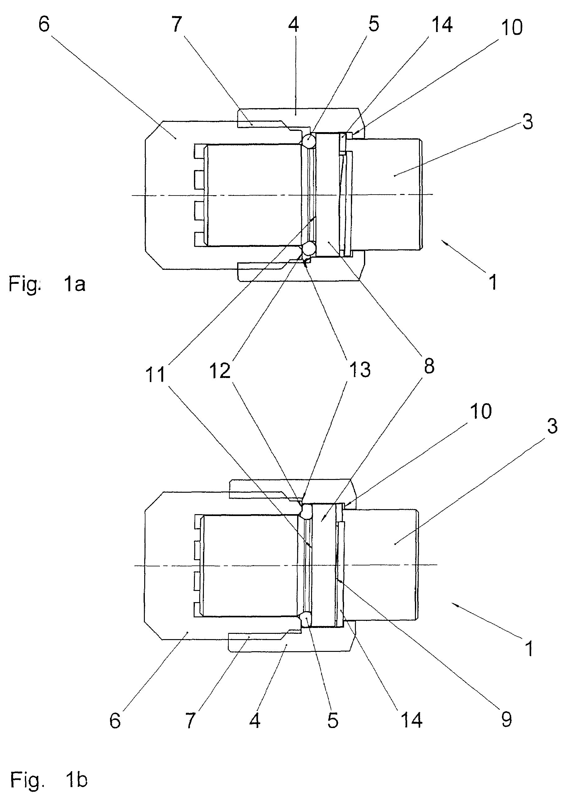 Electrical connector and electrical plug and socket connection