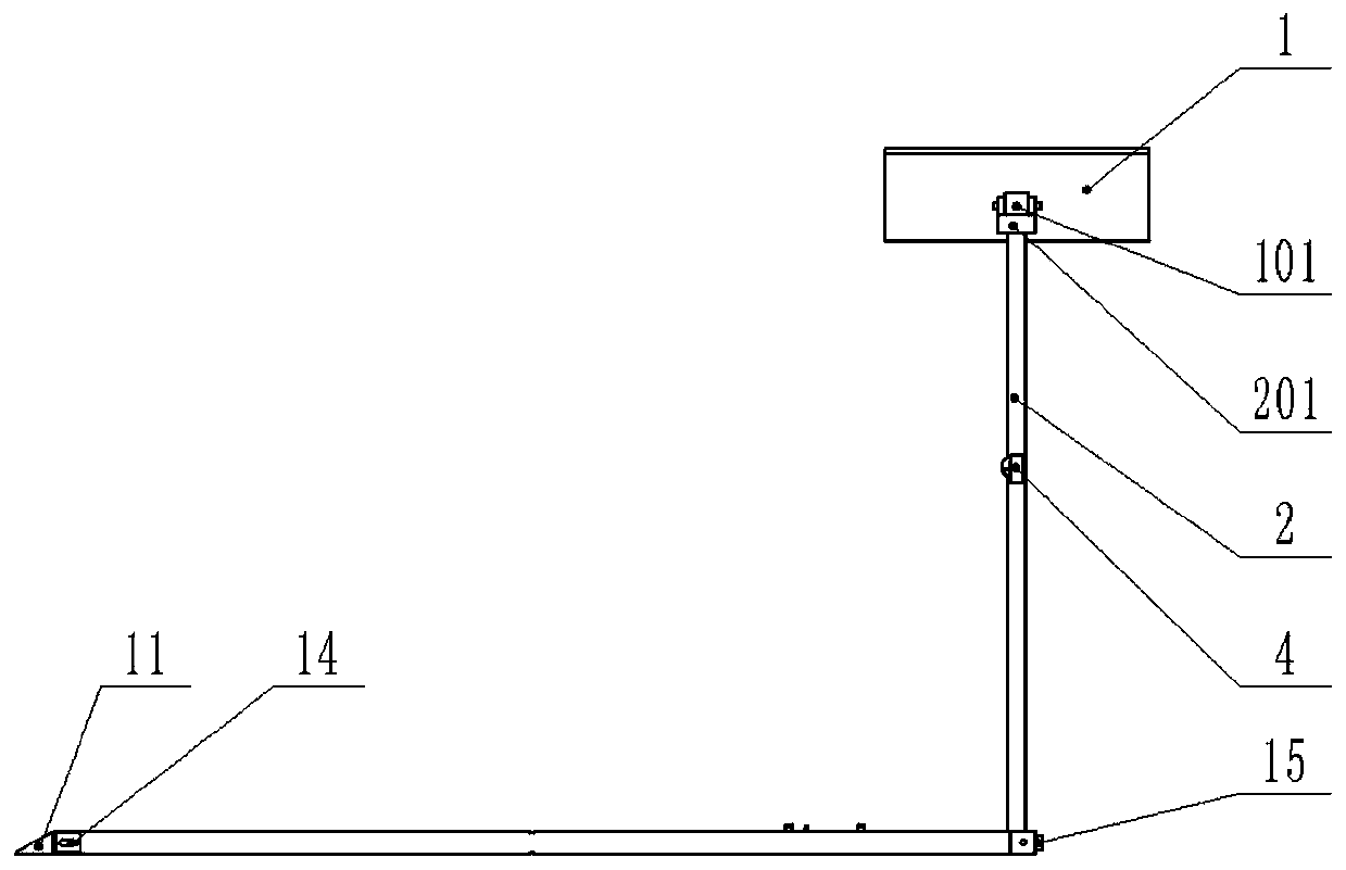 Garage auxiliary parking device