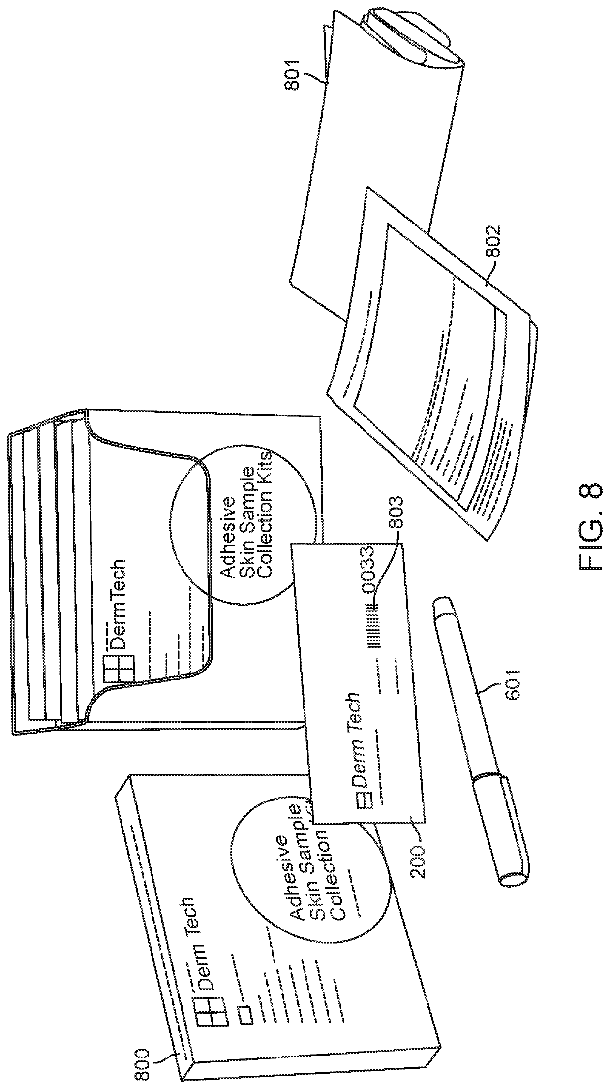 Non-invasive skin collection system