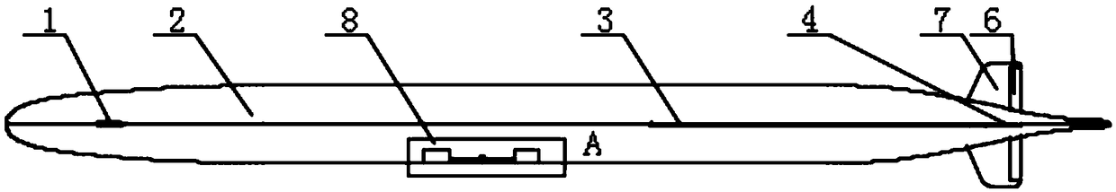 Novel submersible with folding hang gliders