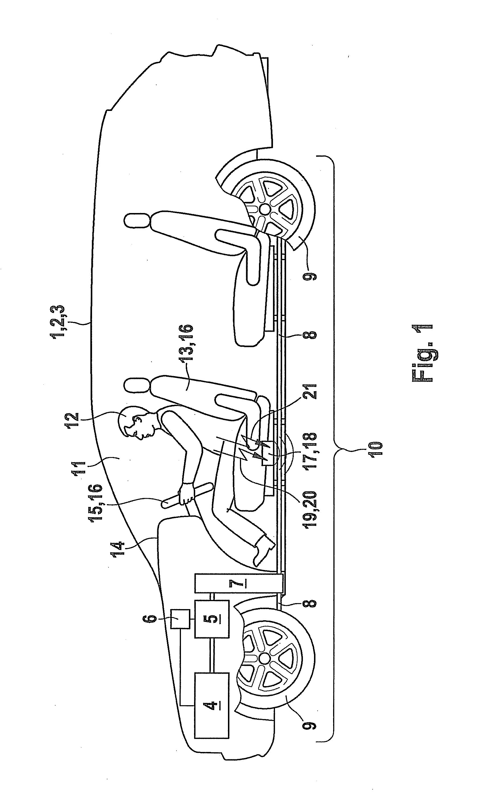 Tactile driver feedback regarding the operational readiness of a vehicle