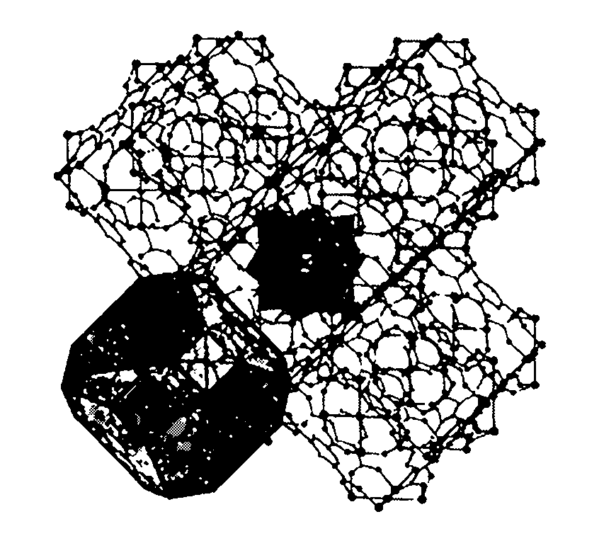 Supported polyoxometallate crystalline catalyst and preparation method thereof