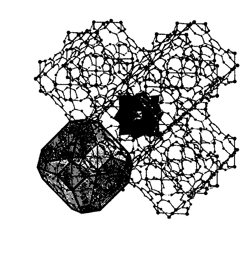 Supported polyoxometallate crystalline catalyst and preparation method thereof