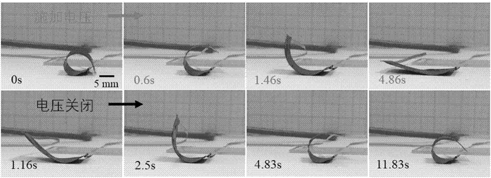 Intelligent driving composite material, preparation method and application