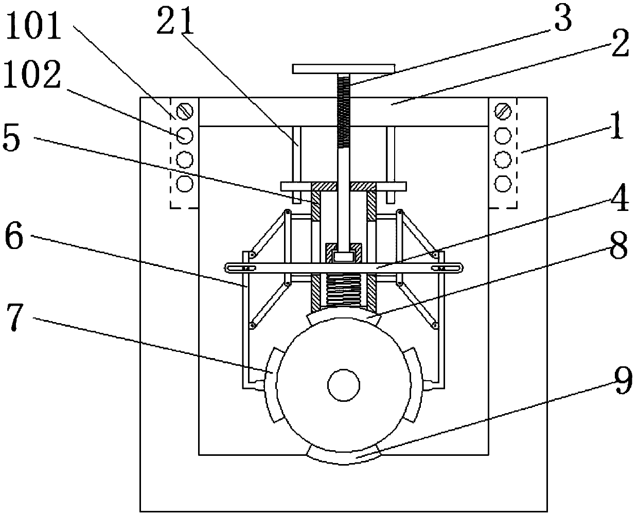 Assembling method of device for clamping insulator