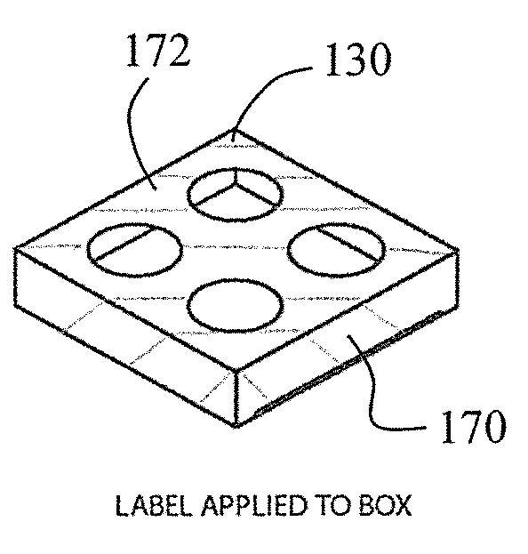 Customizable gift box label assembly