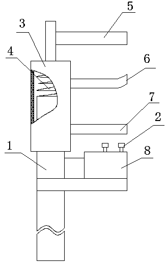 A bird repellent mounting apparatus