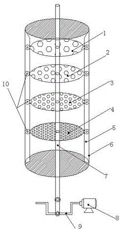 Simple screening equipment of legume crops