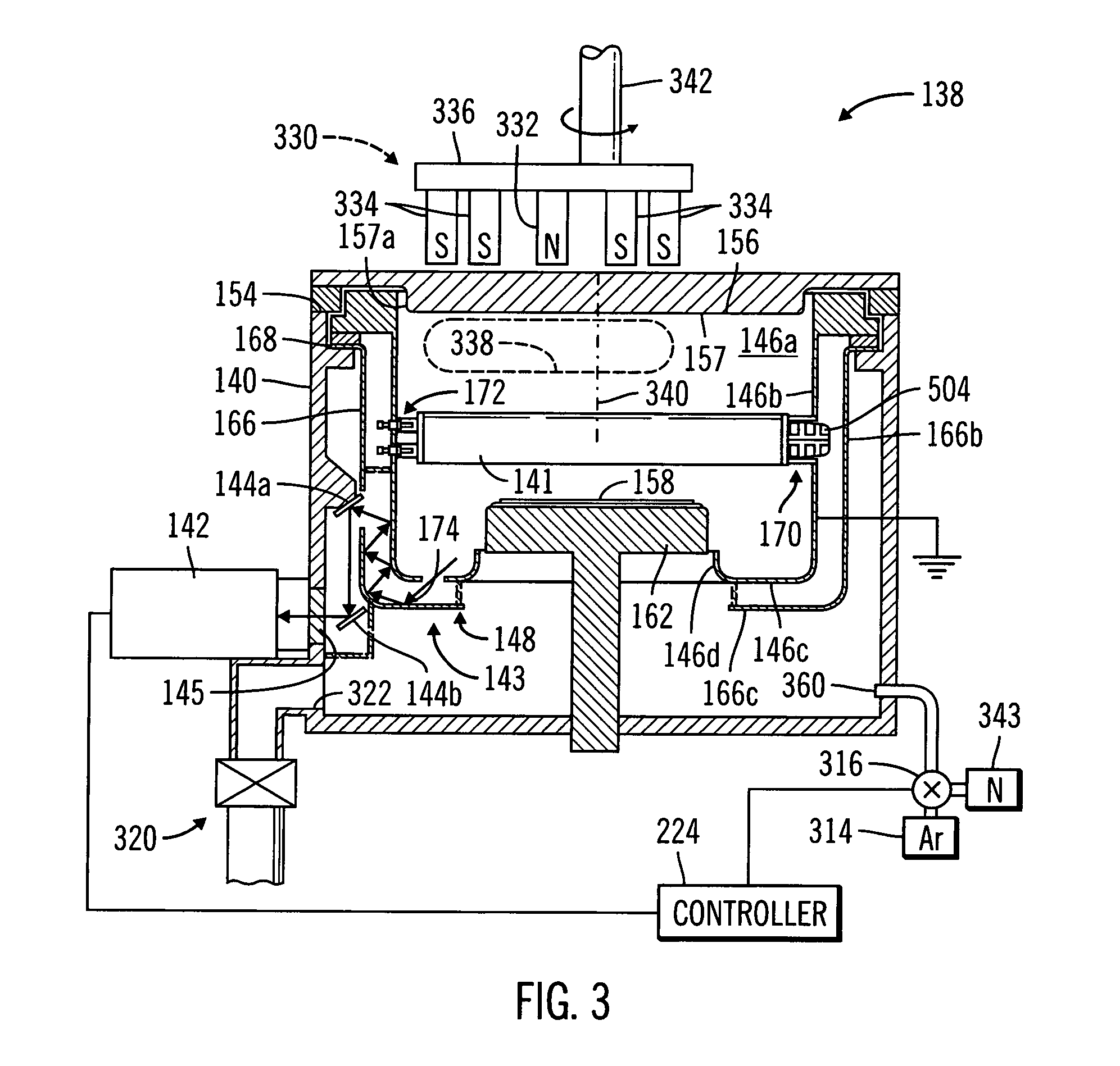 End point detection for sputtering and resputtering