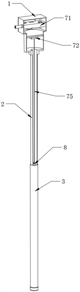 Magnetostrictive scale for measuring water level of open channel