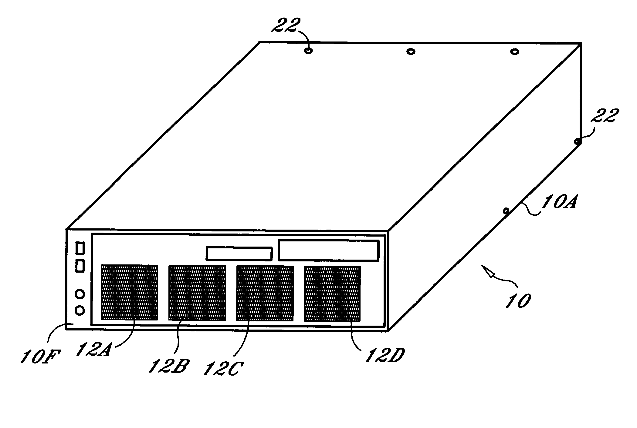 Chassis with positive pressure