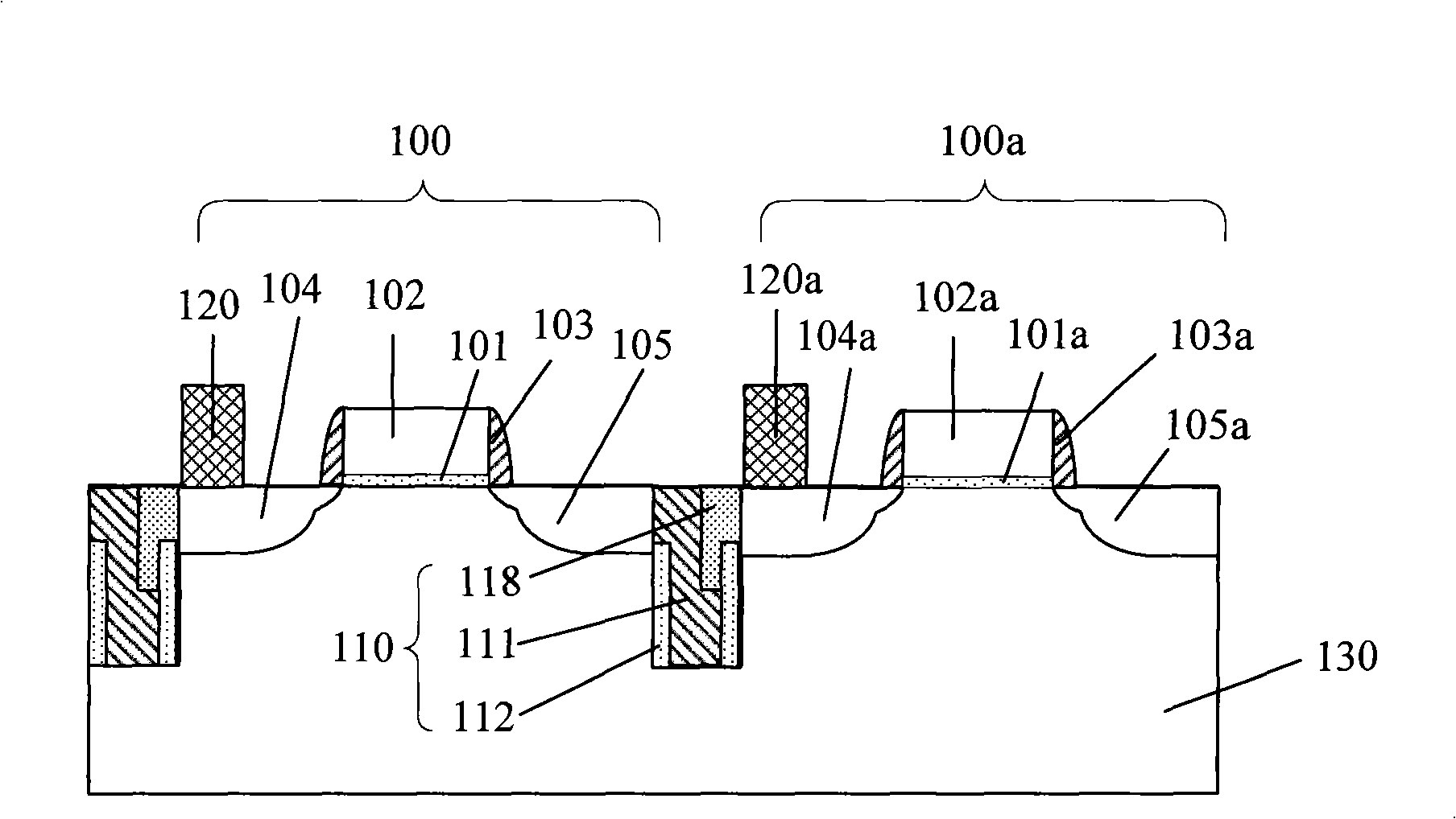 Polycrystalline silicon single side removing method