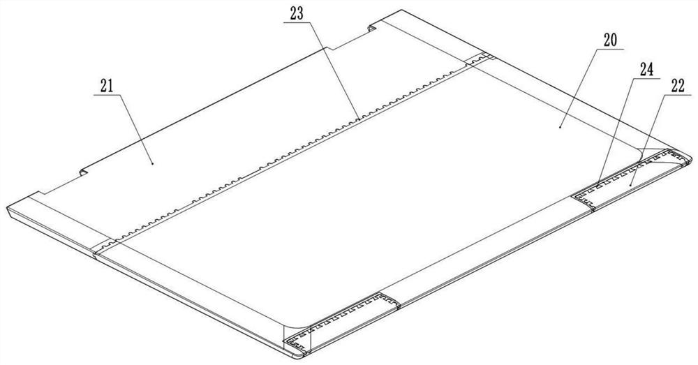 Laser engraving process of magnesium-aluminum panel for notebook computer