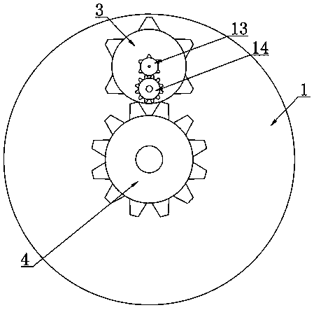 Heat dissipation structure for motor