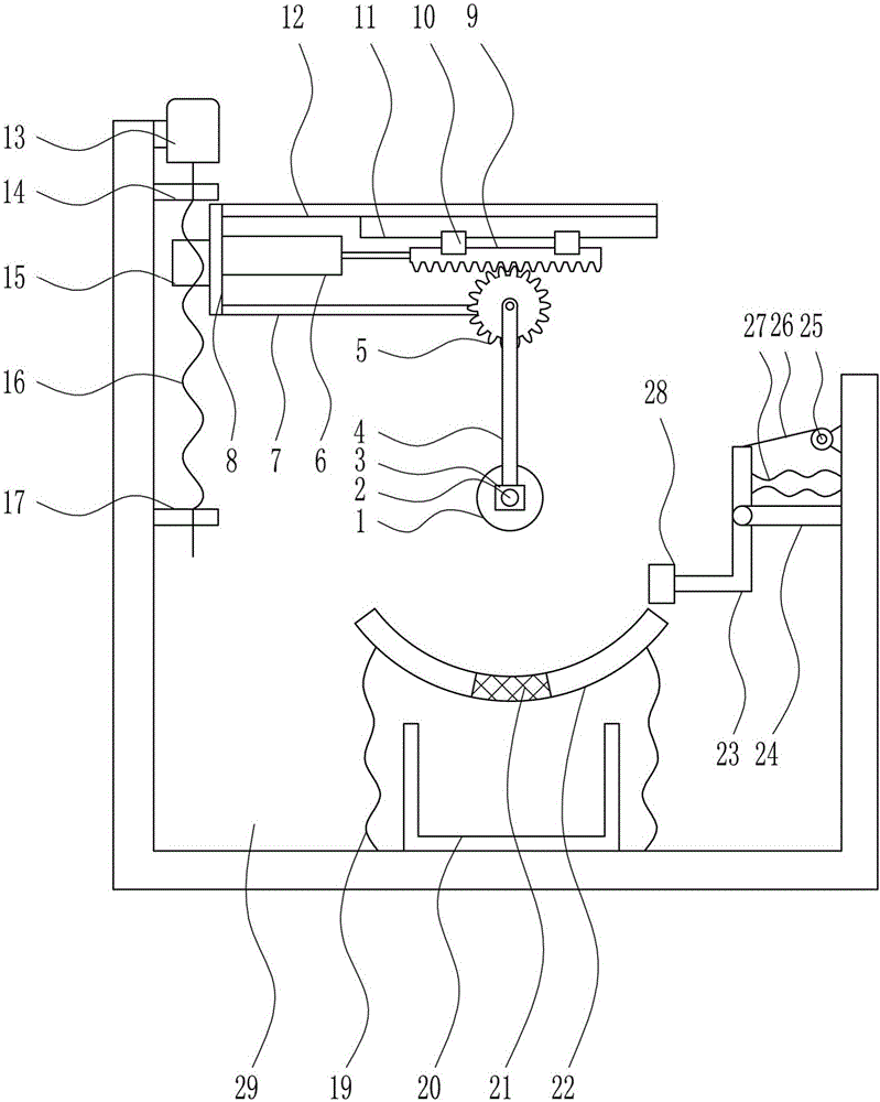 Rapid medicine grinding device for medical pediatrics