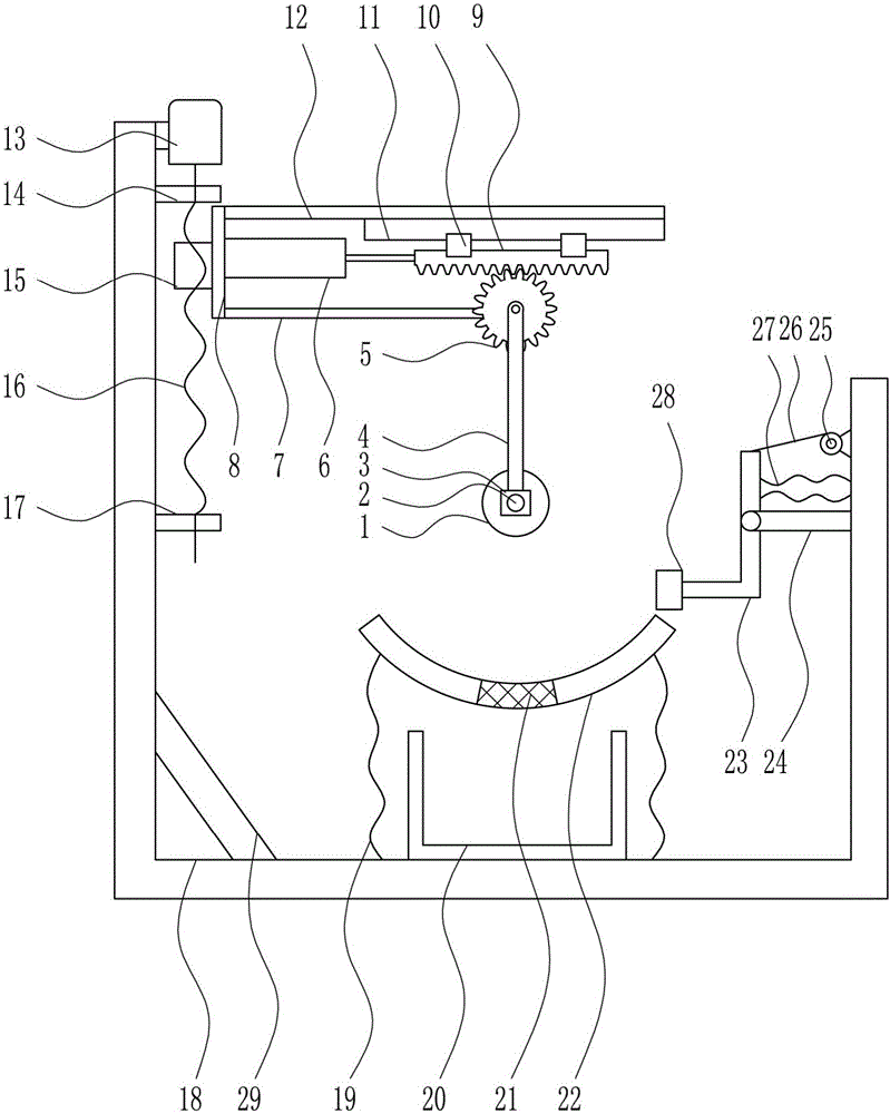 Rapid medicine grinding device for medical pediatrics