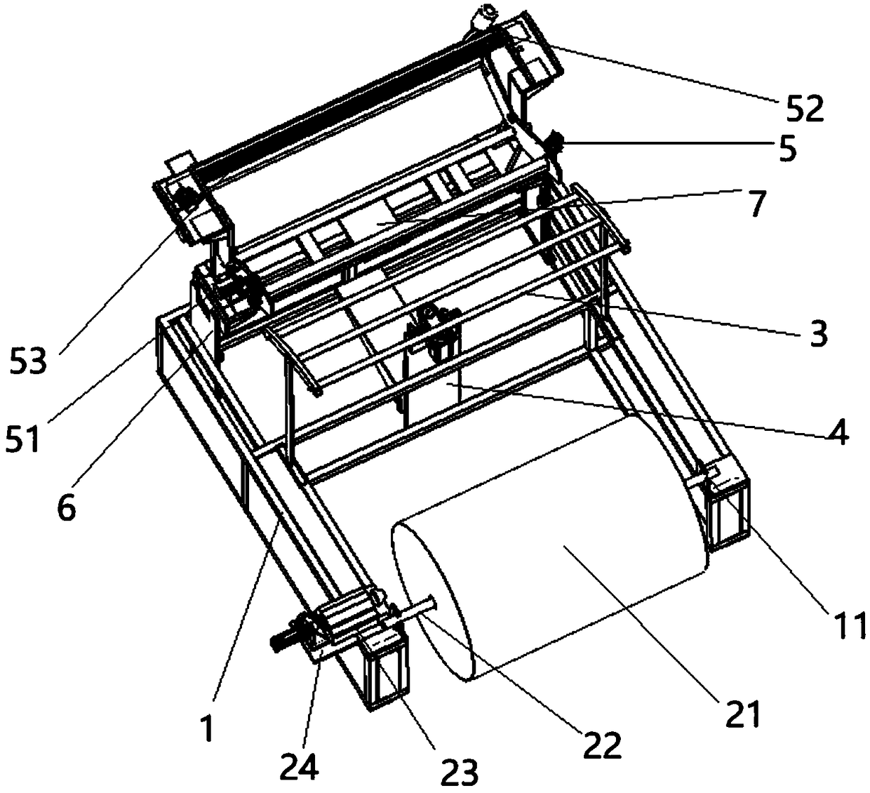 Cloth conveying device