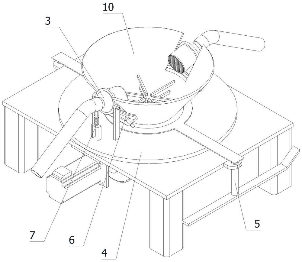 Plastic particle and color master batch equal-ratio feeding equipment