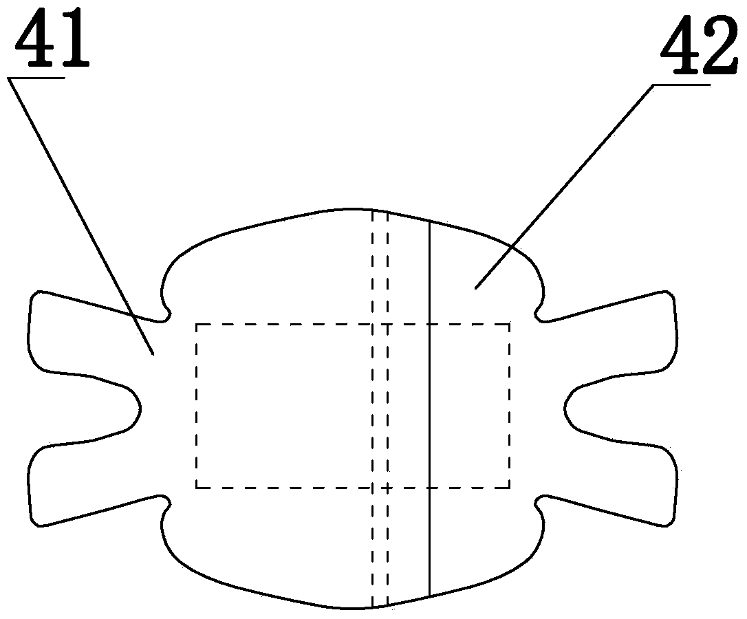 Special special-shaped plaster for anorectal and urinary operations