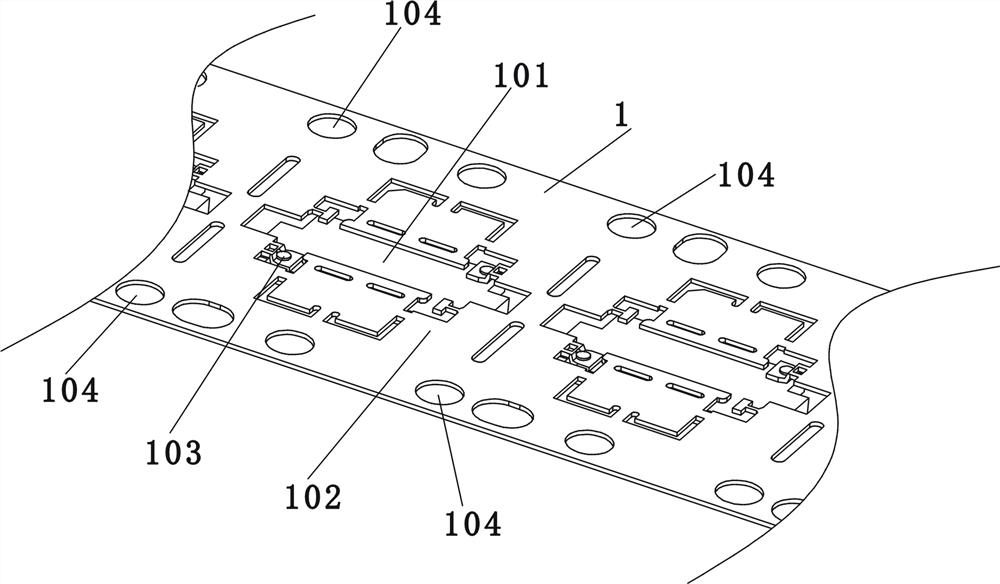 Chip frame fixing support of semiconductor chip wire bonding equipment