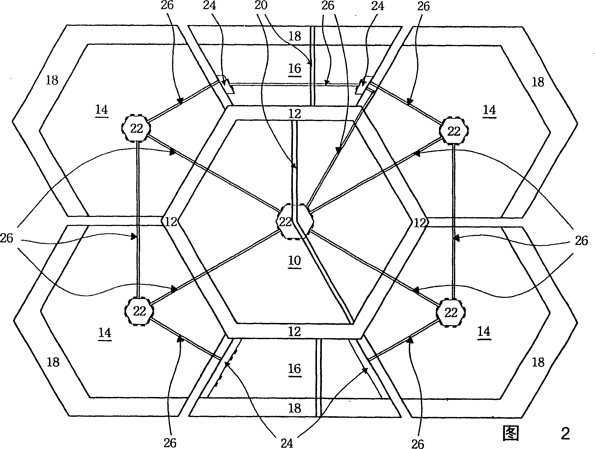 Semi-conductor manufacturing factory layout