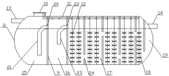 Ecological treatment system for sewage