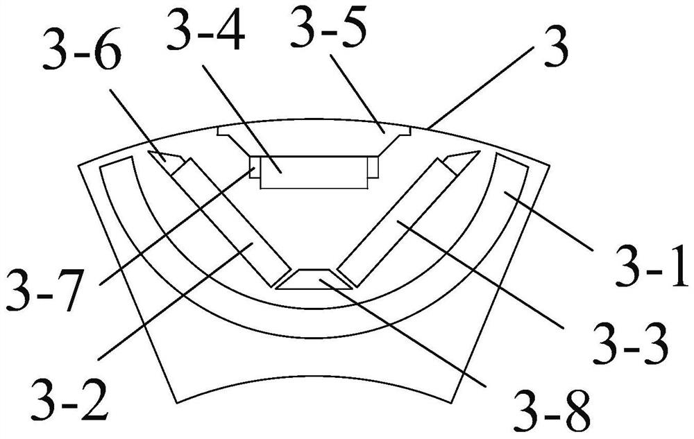 Variable salient pole rate permanent magnet motor and design method thereof