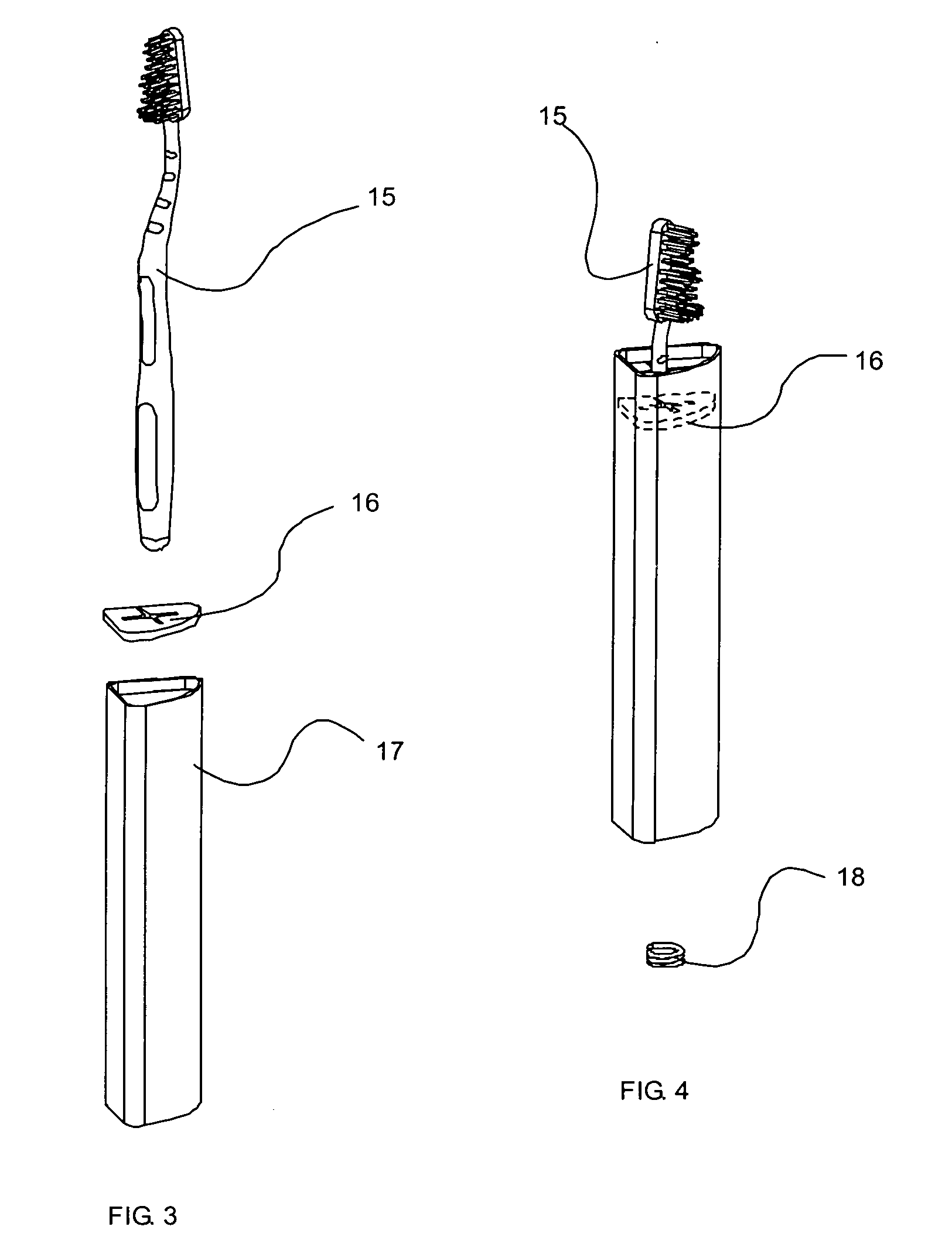 Device for reminding the user when to dispose of a toothbrush