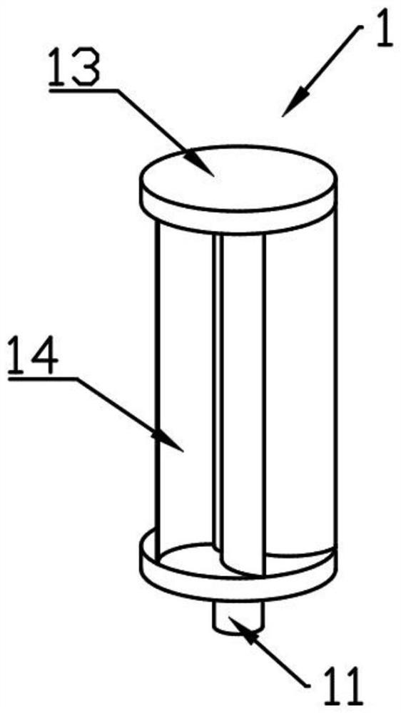 Energy-consumption-free low-resistance wind energy hydraulic oxygen enrichment equipment