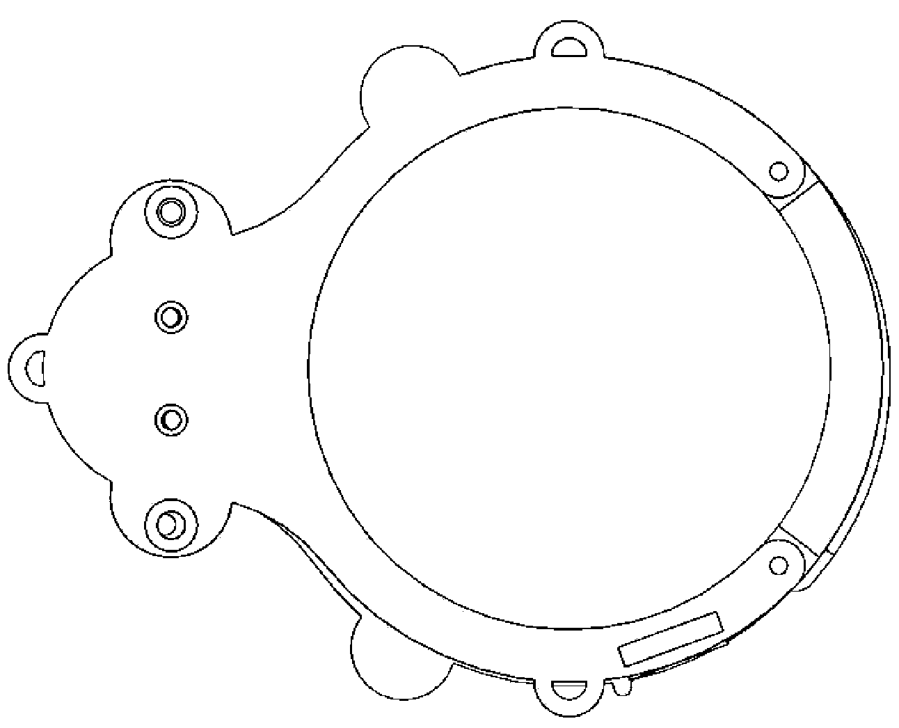 Puborectalis-simulated type dual-ring artificial anal sphincter prosthesis