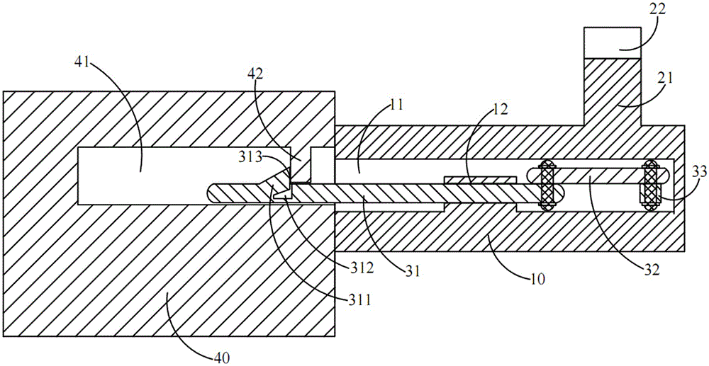 Hardness testing device beneficial to test precision