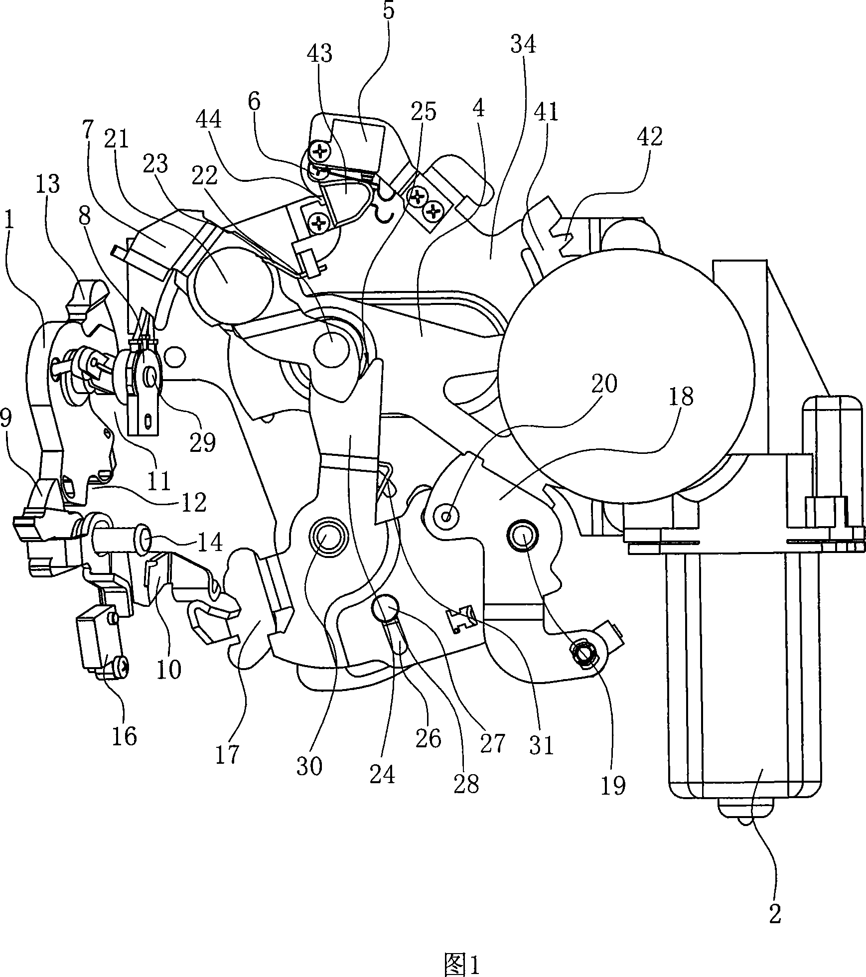 Full-automatic electric door lock for vehicle