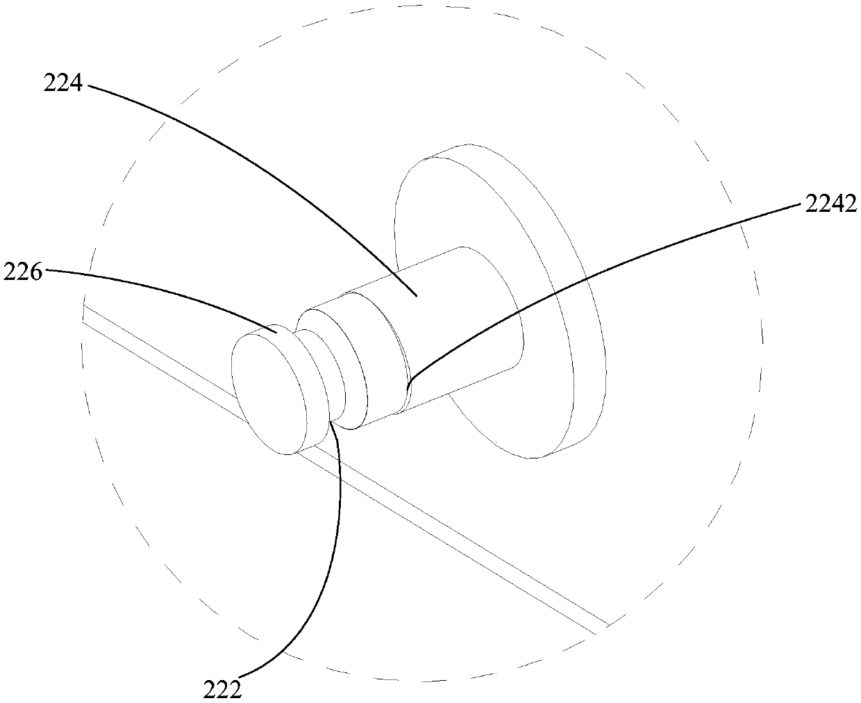 Wind guide swinging blade assembly structure and air conditioner