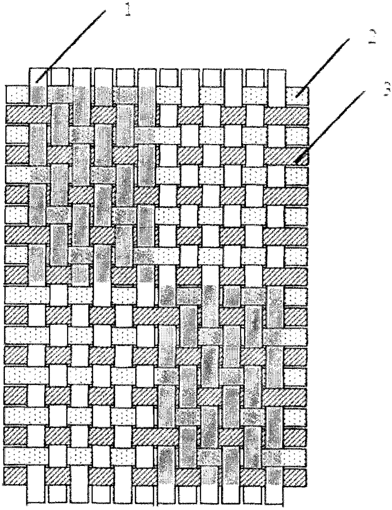 Textile fabric with jacquard effect