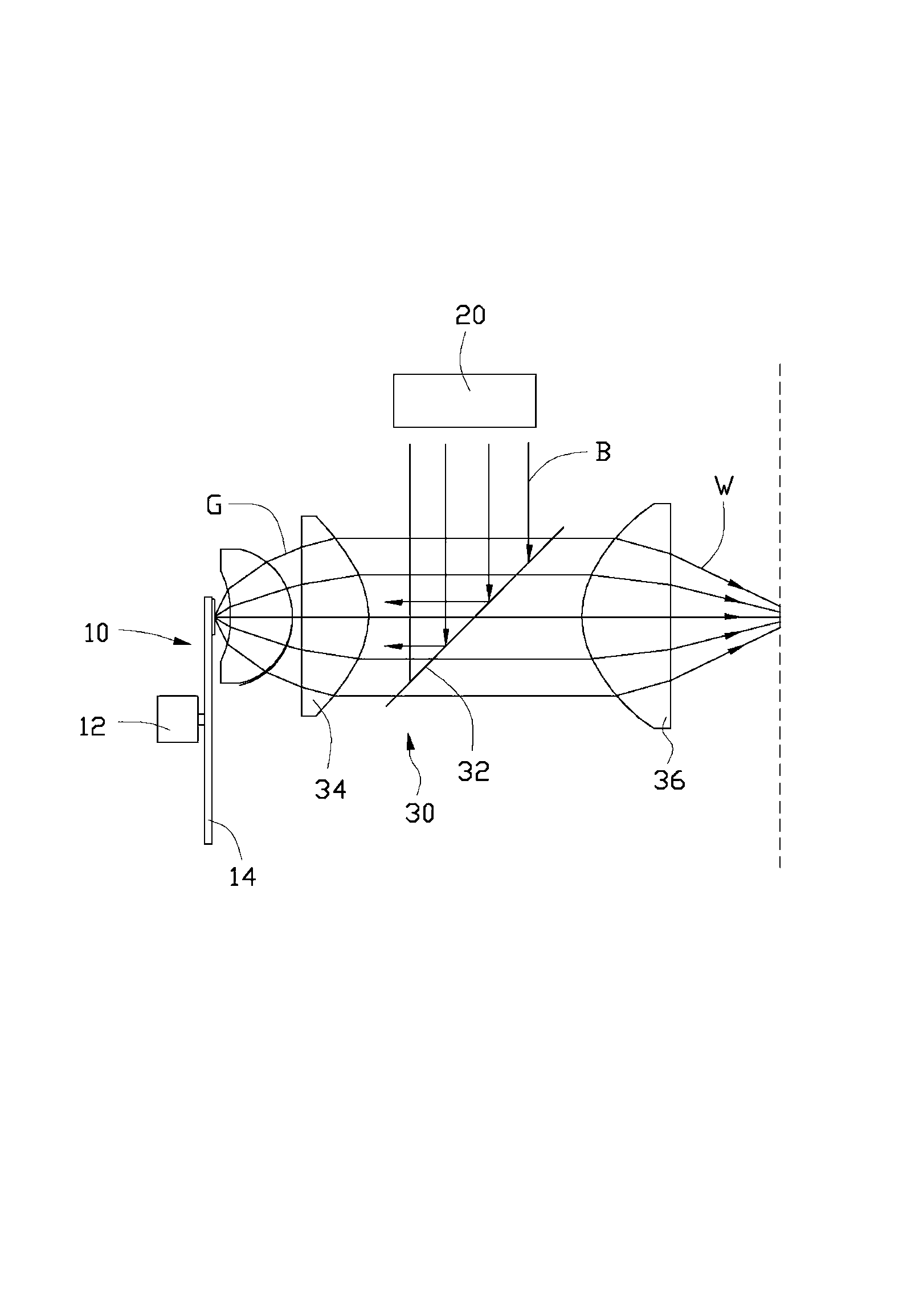 Color wheel device of projector